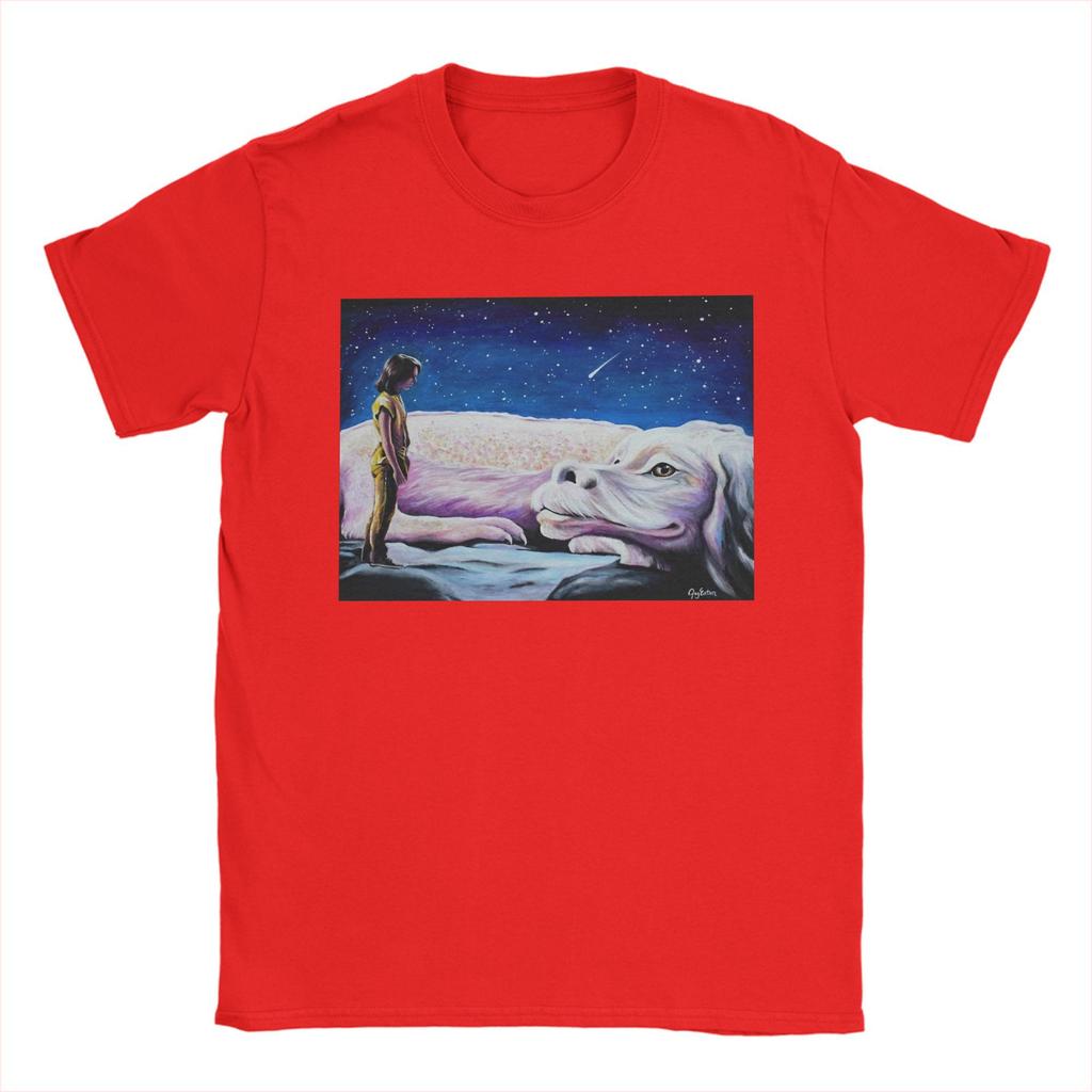 Hodně štěstí Nekonečný příběh Film Falkor Bavlněné tričko pro muže Letní Streetwear Trička O-výstřih Tričko Nadměrné velikosti Topy