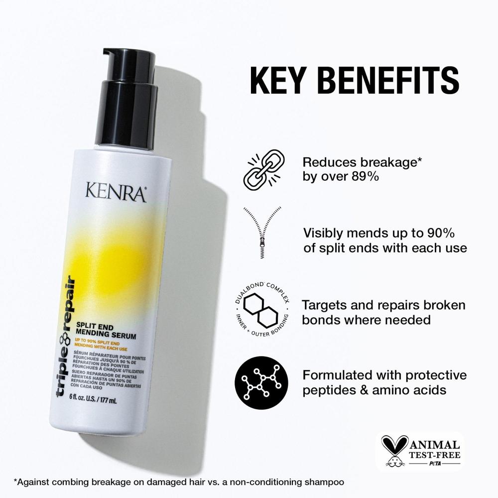 Kenra Professional Triple Repair Split End mEnding Serum 6.0 Oz