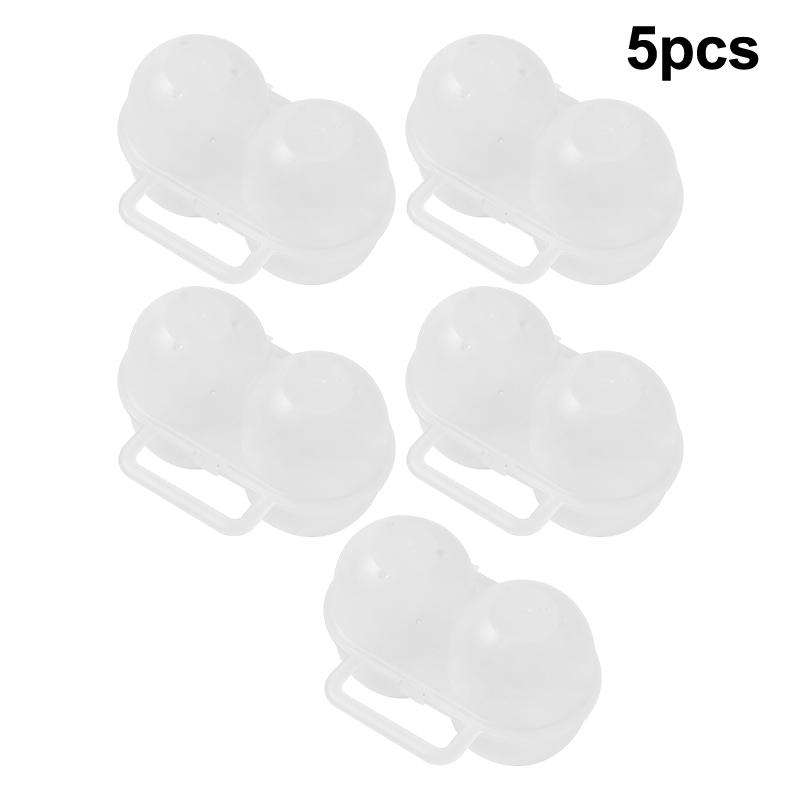 5/10Pcs 2-Cell Outdoor Portable Egg Box Plastictray Refrigerator Egg Storage Box Shock-Absorbing And Anti Drop