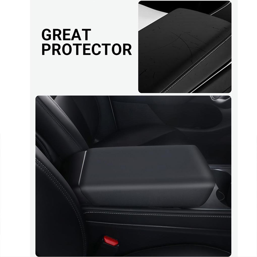 TPE Center Console Cover Cover Armrest Cover Protector Armrest Cover Fit For Model 3 Model Y