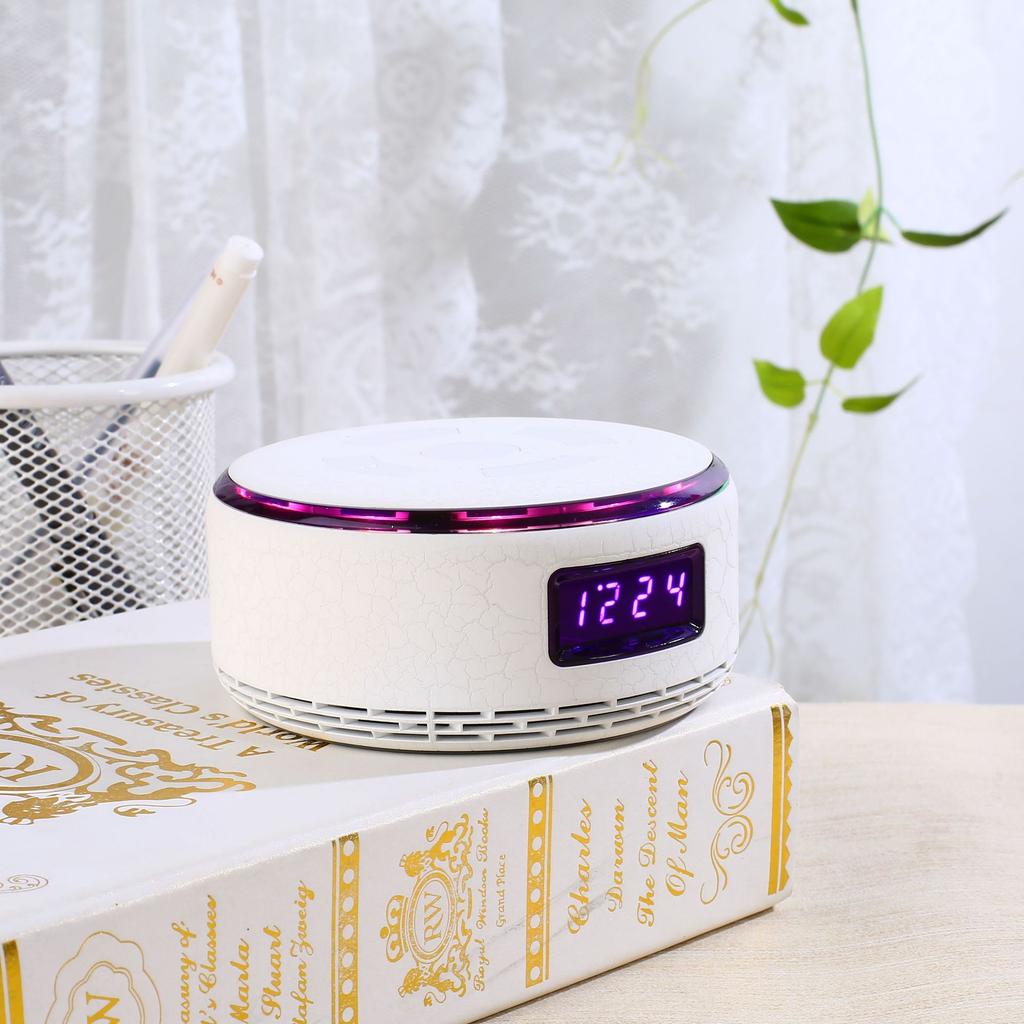Mini Bluetooth Speaker Smart Bluetooth Speaker Electronic Clock Subwoofer Speaker Sleepy Alarm Clock