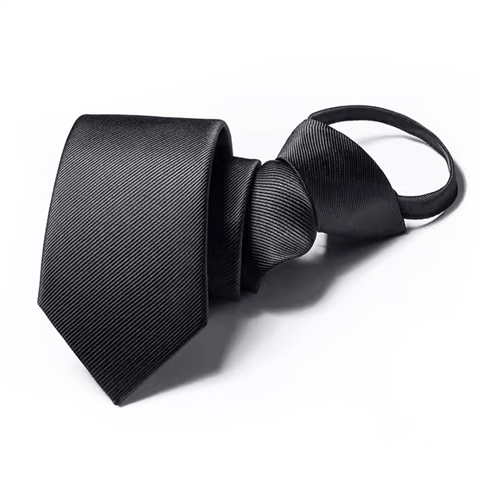 [Apictseoo] High-Function One-Touch Tie for Men - Business Tie, Zip-Type Easy Tie, 5-Second Attachment, Suitable for Formal Occasions (Weddings,