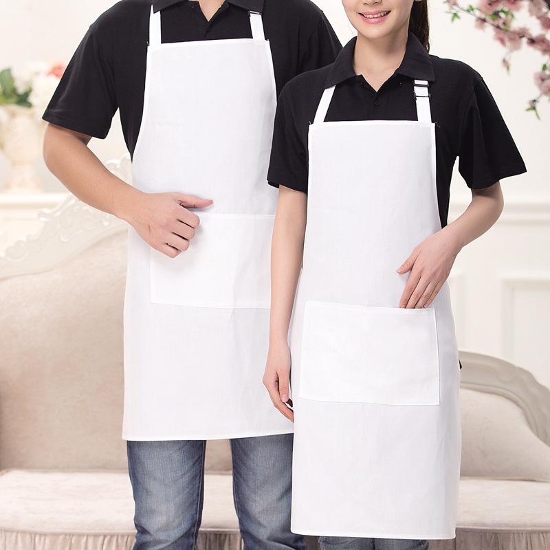 Stain-Resistant Neck-Hanging Waiter Apron for Chefs and Restaurant Staff