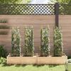 VidaXL Cages à tomates 4 pcs 116 cm acier et PP, support pour plants de tomates, cage de plantes de tomates, treillis pour 3281483