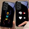 Dancing Skeleton For Samsung Galaxy S10 S20 Plus S21 FE S22 S23 S24 FE S25 Ultra Black Tempered Glass Phone Case Hard Shell