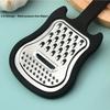 Stainless Steel Guitar-shaped Melon Graters Creative Fruit Peeler Household Multi-functional Graters Potato Peeler Kitchen Tools