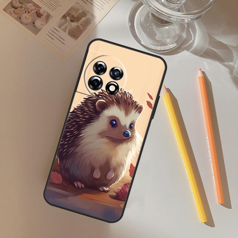 Cute Little Hedgehog Funda For OnePlus 12R 13 12 R 11 9 10 Pro 8T 9RT 10T OnePlus Nord 4 CE 2 3 Lite N20 N30 Case