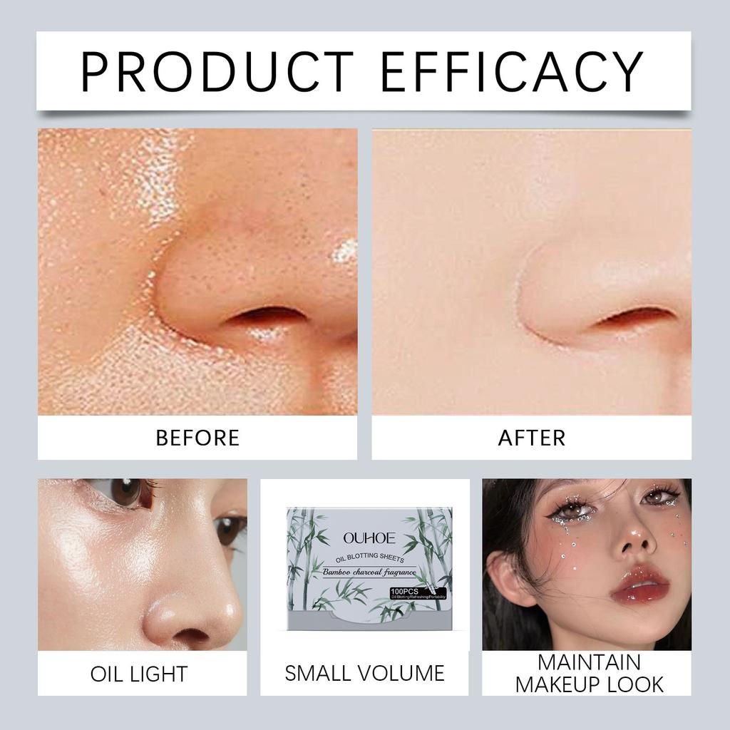 Ölabsorbierendes Papier absorbiert überschüssiges Öl im Gesicht, reduziert Fettigkeit und sorgt für einen erfrischten Teint, um Ihnen zu helfen, ein angenehmes Gefühl zu bewahren.