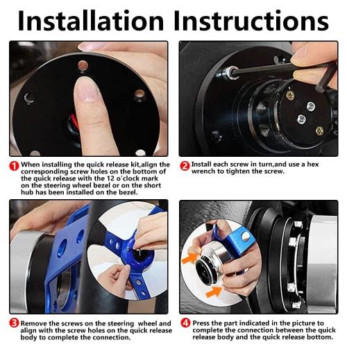 ZS Steering Wheel Hub Adapter, 6-Hole, 70mm, for Racing Simulator Games, M-OZA S-imagic M10 A/Mini European Trucks (Brown 2)