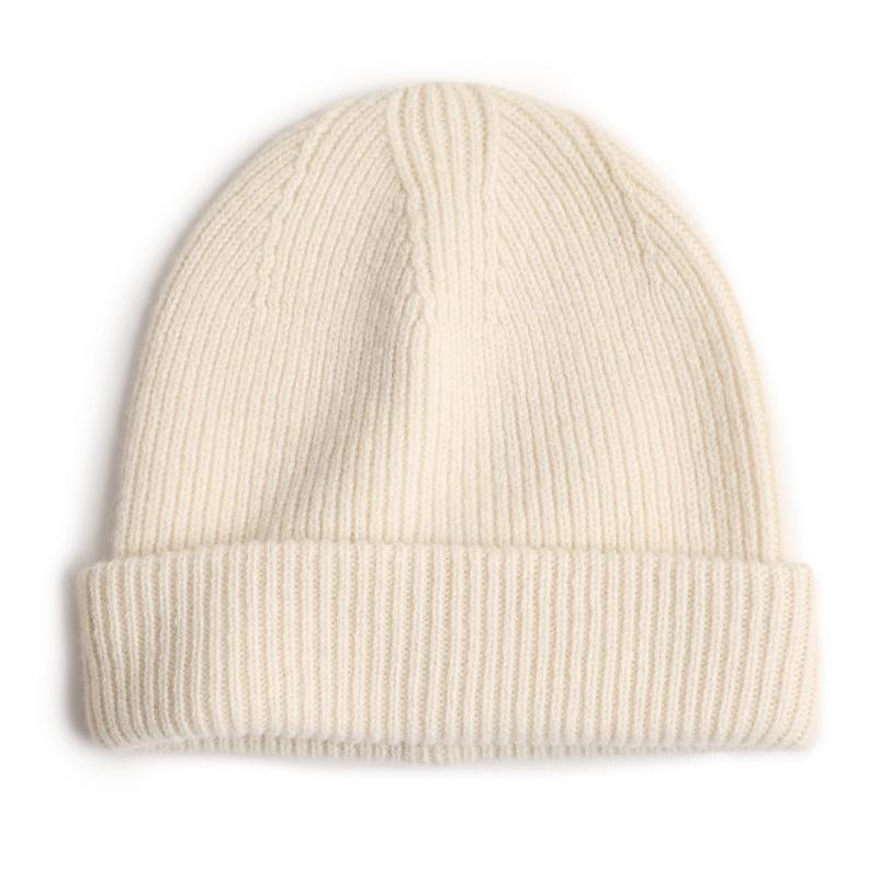 Custom Cute Luxury Warm 100% Lambs Wool Knitted Unisex Beanie Hats for Business & Travel with Hand Drawn Logo