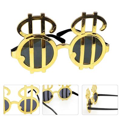 Accessoires Forme Dollar Lunettes Photobooth Drôle Anniversaire Lunettes Dollar pour Photos Lunettes Dollar Cash Drôles pour Photos