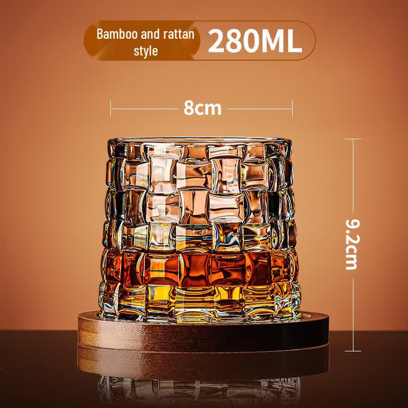 MDNG Roly-Poly Rotating Whiskey Glass