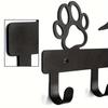 1/2 PCS Modern Wall-Mounted Iron Claw Hook Rack - 5 Hooks for Pet Leash Storage, Coat Hanger, Home Office Organization