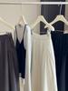 2026 Women's Mid-Length A-Line Skirt – Elastic Waist with Pockets, Loose Fit for Spring/Autumn