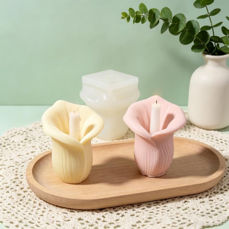 Tulips Candle Making Mould With Food Grade Silicone for Handmade Candle and Decorative Projects