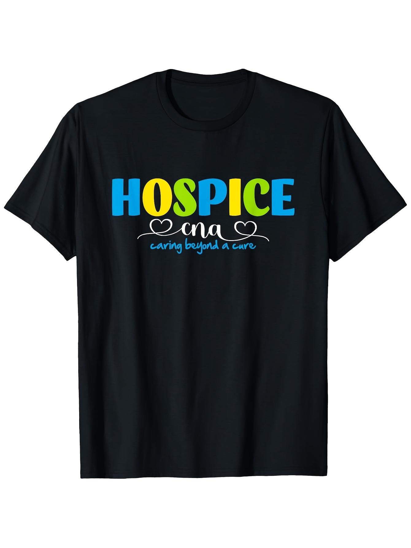 Hospice CNA Certified Nursing Assistant T-shirt - Black Nursing Professional Tee XXXL