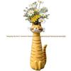 Independent Station Bestseller: Handmade Quirky Cat-Shaped Vase for Flowers
