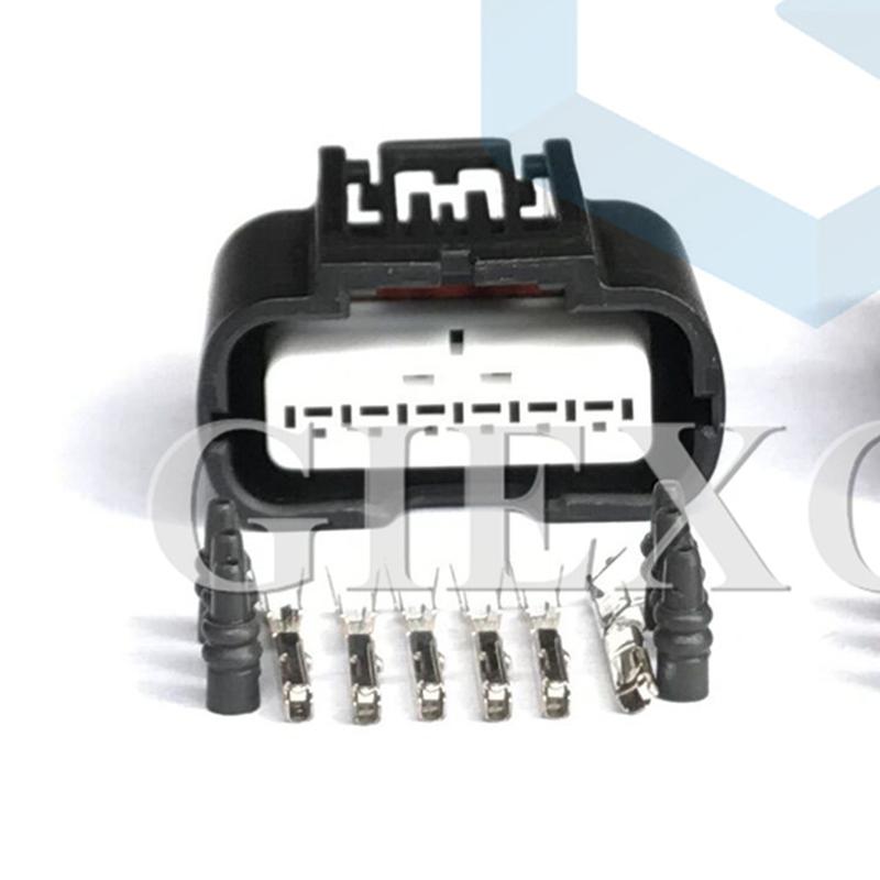 6 Pin 7287-1380-30 Electrical Accelerator Pedal Sensor Connector Auto Socket AC Assembly For Honda Acura Nissan Toyota 2 Sets Female