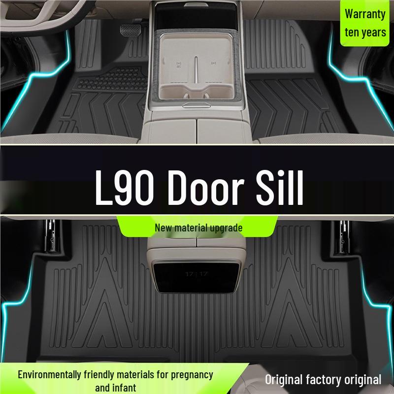 2025 Lydo L90 Special TPE Full Coverage Floor Mats for Six-Seven Seat Cars