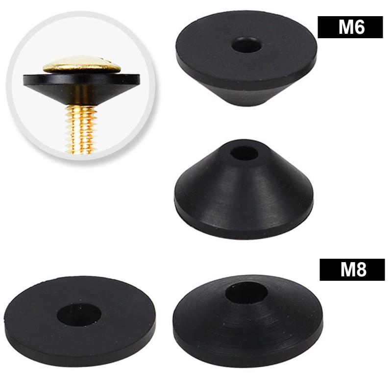 NEW 10Pcs Conical Toilet Bolt Rubber Washer Beveled Gasket Washers Leakproof Washers Toilet Seats Screws Replacement Part