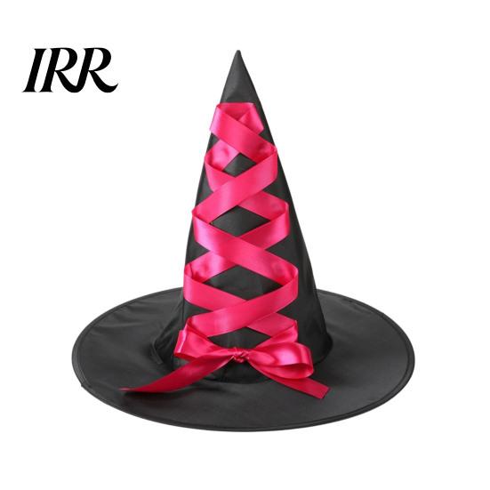 Creative Halloween Witch Hat, Reusable Oxford Cloth Pointed Wizard Hat for Costume, Carnival, Masquerade, Cosplay Party Black
