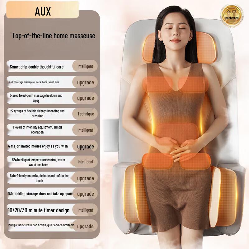 Aux Full Body Reclining Massage Cushion