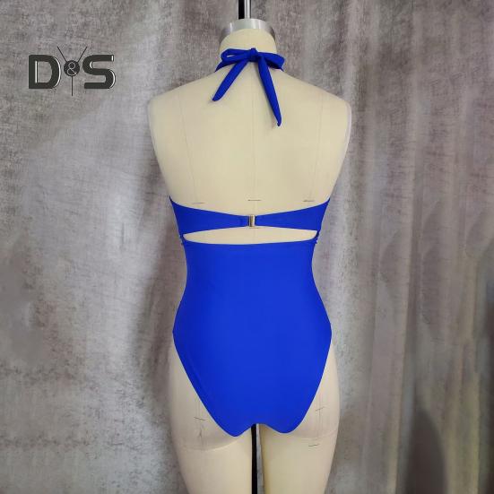 Women Monikni Sexy Suspender One-Piece Bikini Slim Fit Padded No Underwire Swimsuit Beach Sports Wear