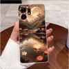 Cute Funny Graffiti Cat Pattern Phone Case For Honor Play 60A 5G / Honor X6d 5G Transparent TPUck Shockproof Soft Casing