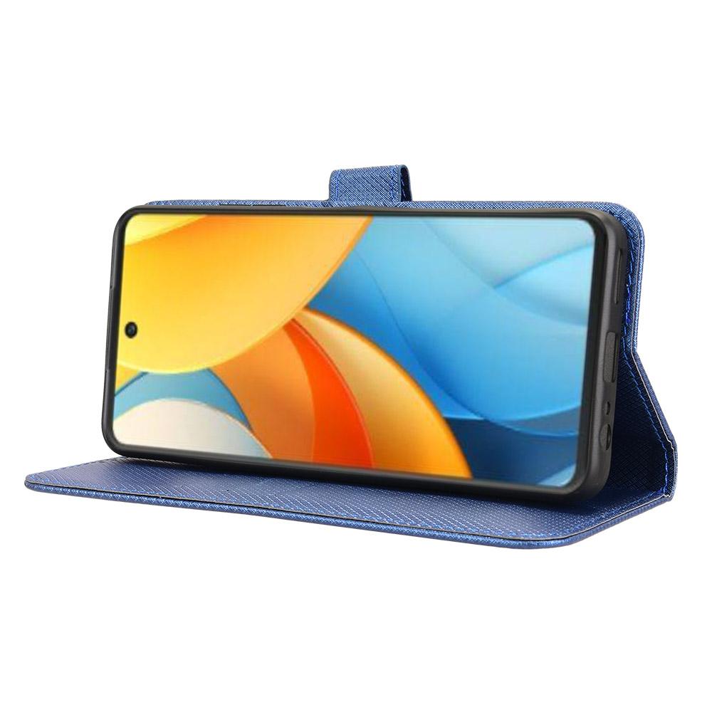 For ZTE nubia V60 Design/Blade V60 Design Case PU Leather Diamond Texture Wallet Phone Cover