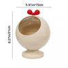 Round Fruit Tray with Lid Food Container New Snack Box  Home