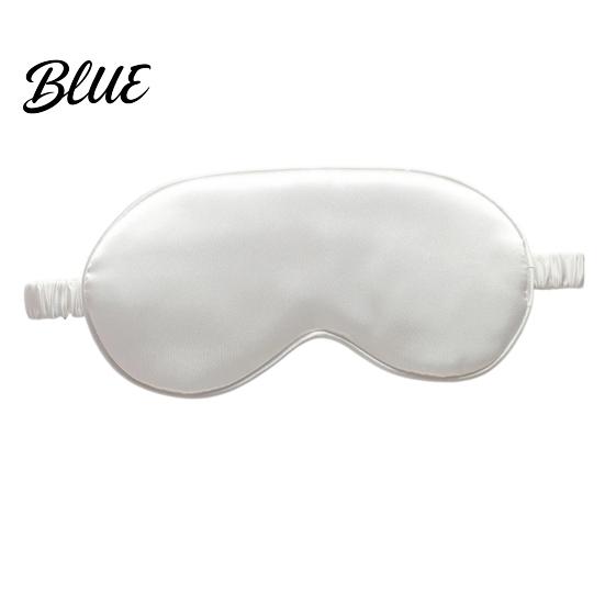 Relaxing Sleep Mask for Airplane Double Sided Silk Touch Mask Breathable Eye Travel Darkness Sleeping Home Nap Light Blocking Blindfold with