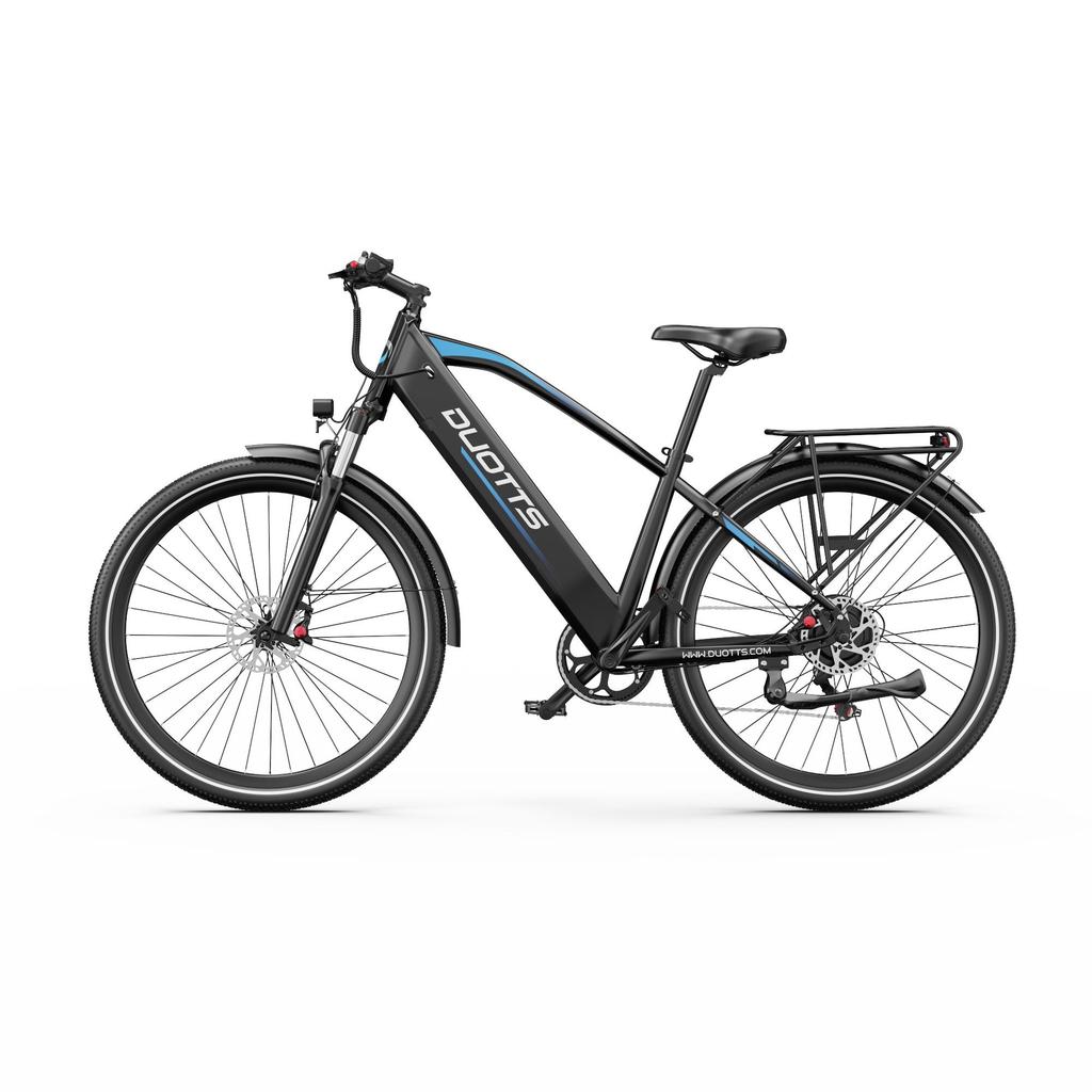 Electric Bike DUOTTS C29 Max 29" 250W Motor City Electric Bicycle 48V 18AH Maax Range 120Km Load 150Kg Black