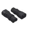 Portable Male To Female C14 To C13 Adapter C14 To C15/C14 To C5/C14 To C7 Power Cable Adapter Transfer Plugs ABS-made