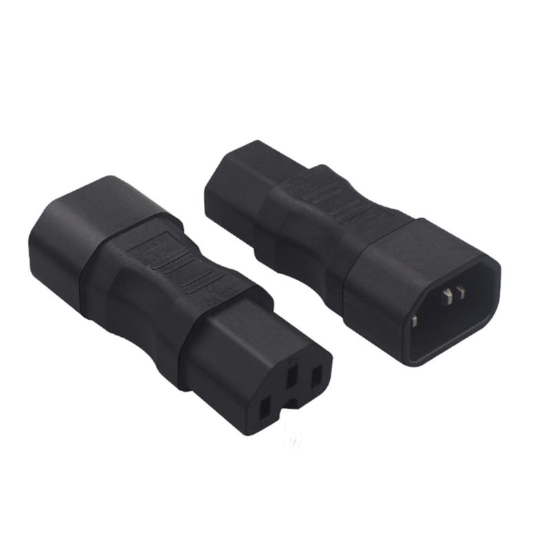 Portable Male To Female C14 To C13 Adapter C14 To C15/C14 To C5/C14 To C7 Power Cable Adapter Transfer Plugs ABS-made