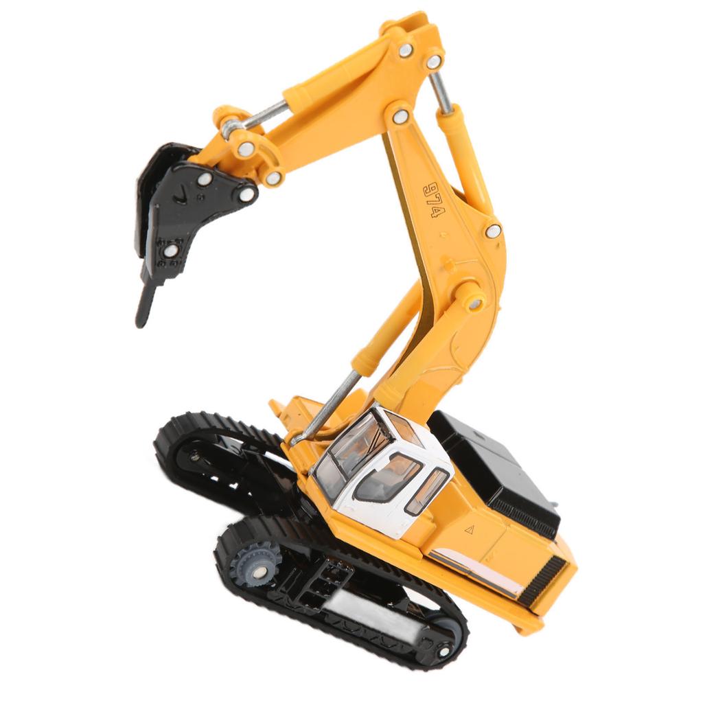 1:87 Crusher Engineering Vehicle Model Simulation Alloy Children Toy Car for Kids Gift Home Decoration