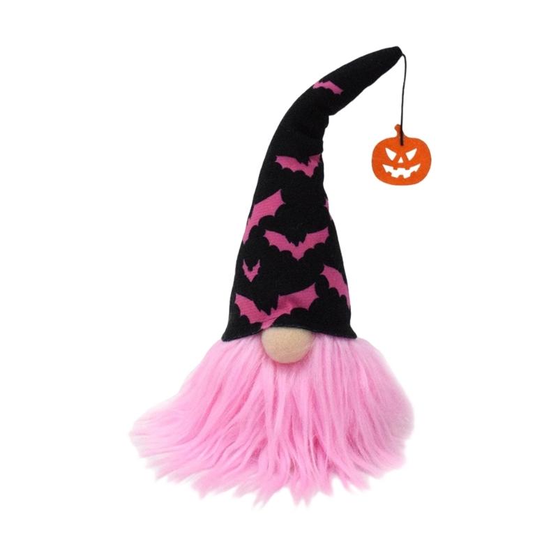 Handmade Plush Halloween Gnomes Decorations Elf Scandinavian Tomte Gnomes Figurines Doll for Halloween Decorations 1