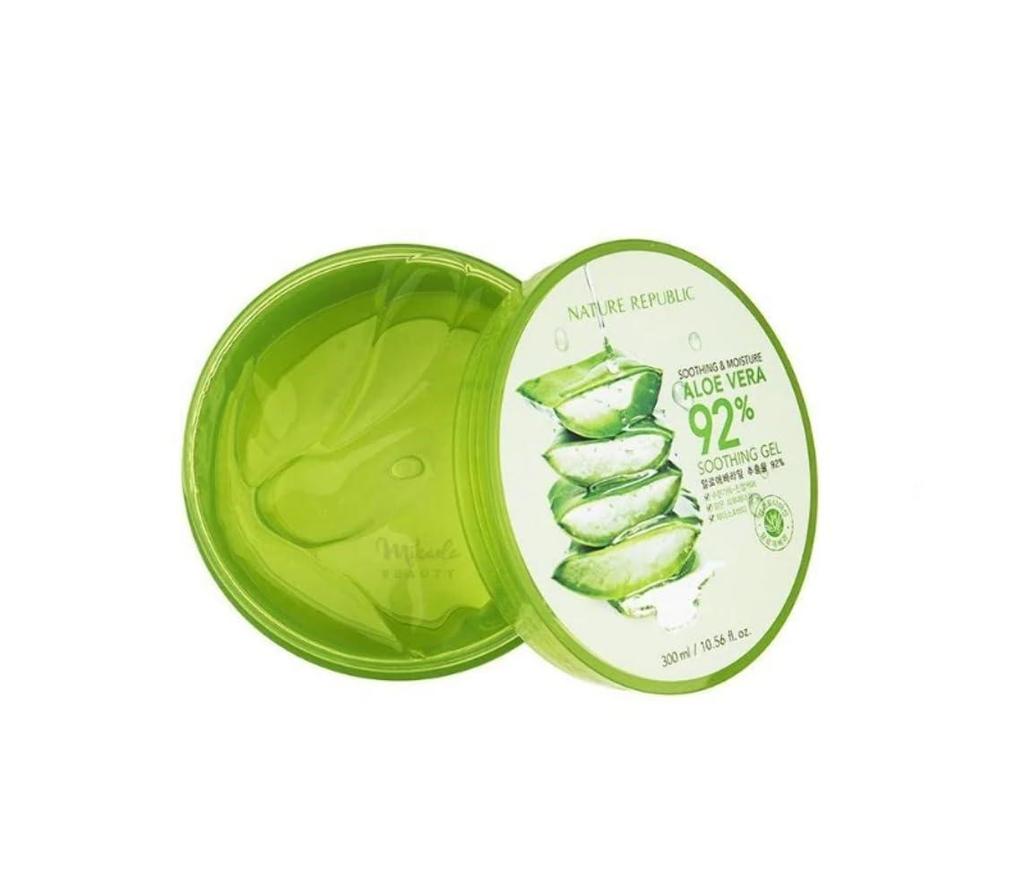 Nature Republic Neues beruhigendes und feuchtigkeitsspendendes Aloe Vera 92% Gel 300ml