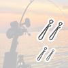 200 Counts Fishing Snap Clip 4 Size Combination Fast Release Connectors for Baits Fishing Accessories