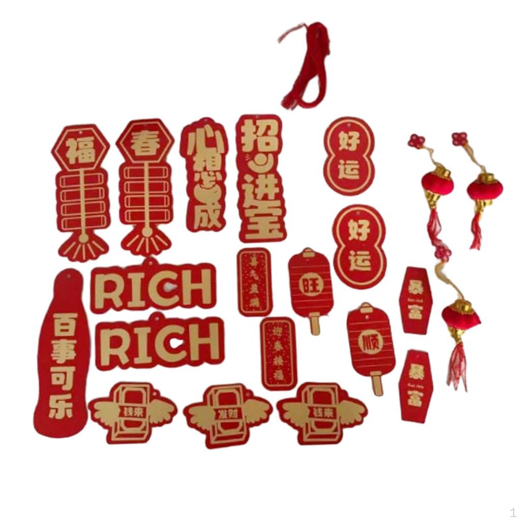 Chinese Year Decorations Hanging Lantern Pendant Dragon Decoration Good Luck for