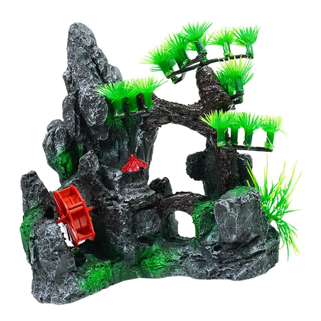 Fishtank Artificial Plant Landscape Fish Tanks Decorations for Aquariums Terrarium Shrimp Grass Ornaments Green