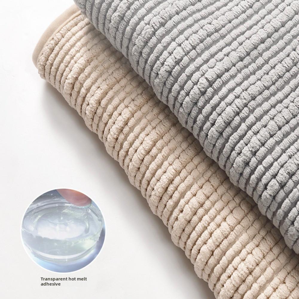 Thickened Chenille Foot Mats Bathroom Floor Strong Water Absorption Simple Household Toilet Door Non-slip Mats