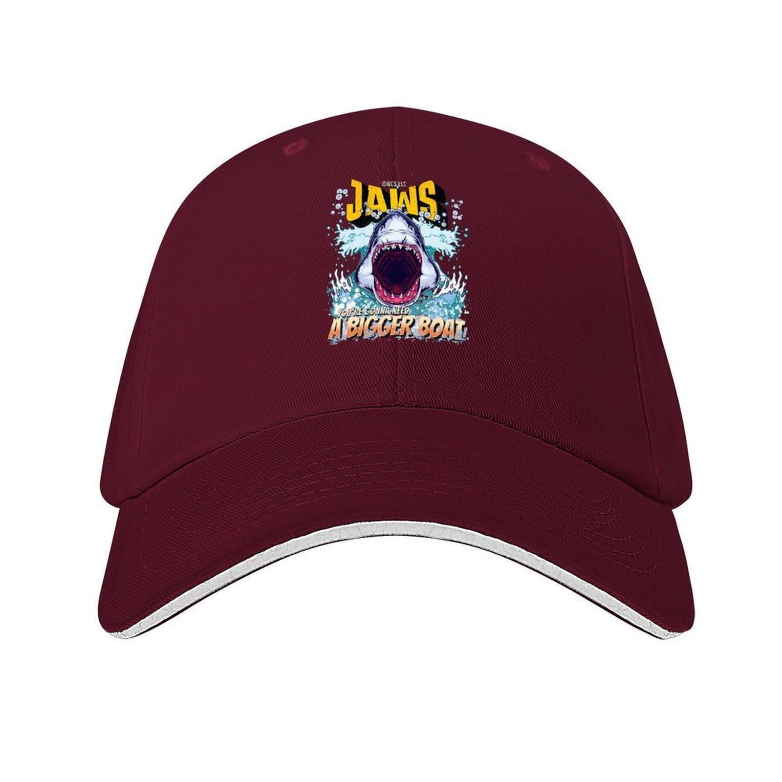 Jaws Fan Art Youre gonna need a bigger boat Baseball Cap dad hat F fashionable Sunscreen Ladies Unisexs