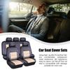 Coprisedile Universale per Auto Set Coprisedili in Pelle PU Compatibile con Airbag Coprisedile per Proteggere Sedile Auto Interno Auto