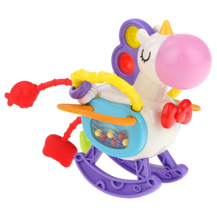 Sensory Toy Anti-Stress Tug Unicorn Teether Rattle