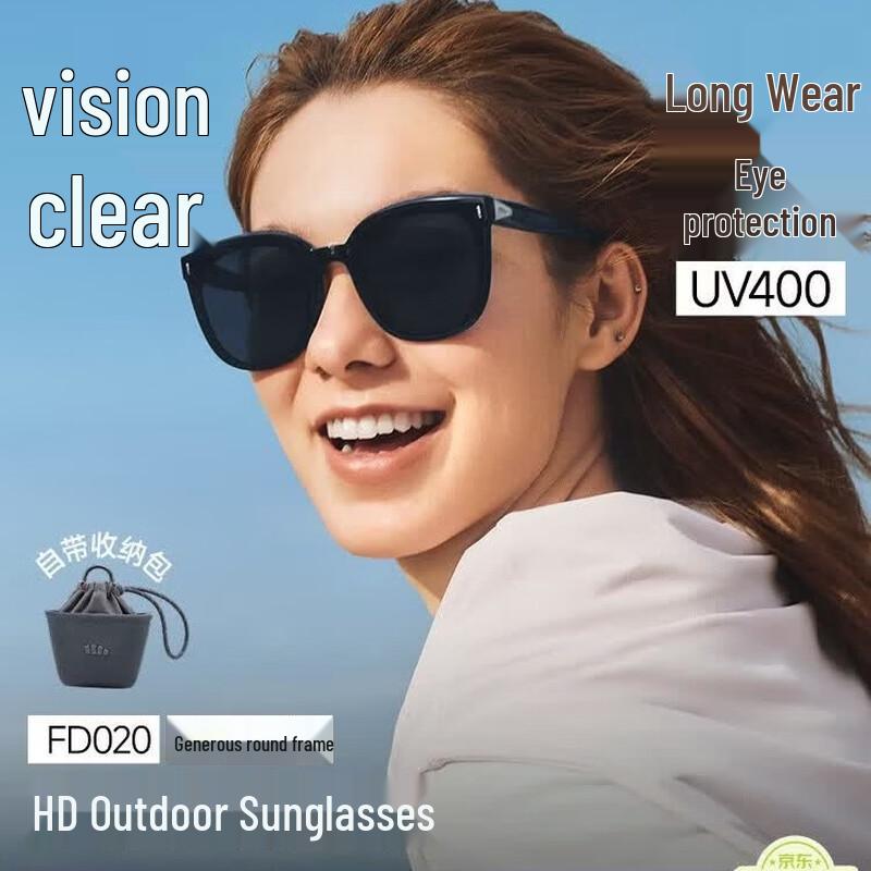Beneunder Square-Round UV Protection Driving Sunglasses