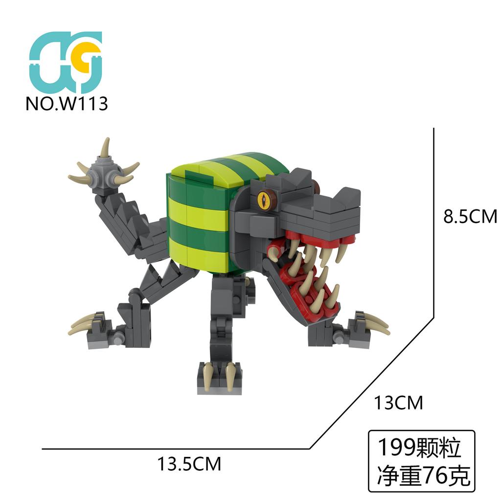 Tung Tung Tung Sahur Blocks Set Toy Tung Tung Sahur Building Block Set Tralalerotralala Brick Lirili Larila Bonecaambalabu Blocks
