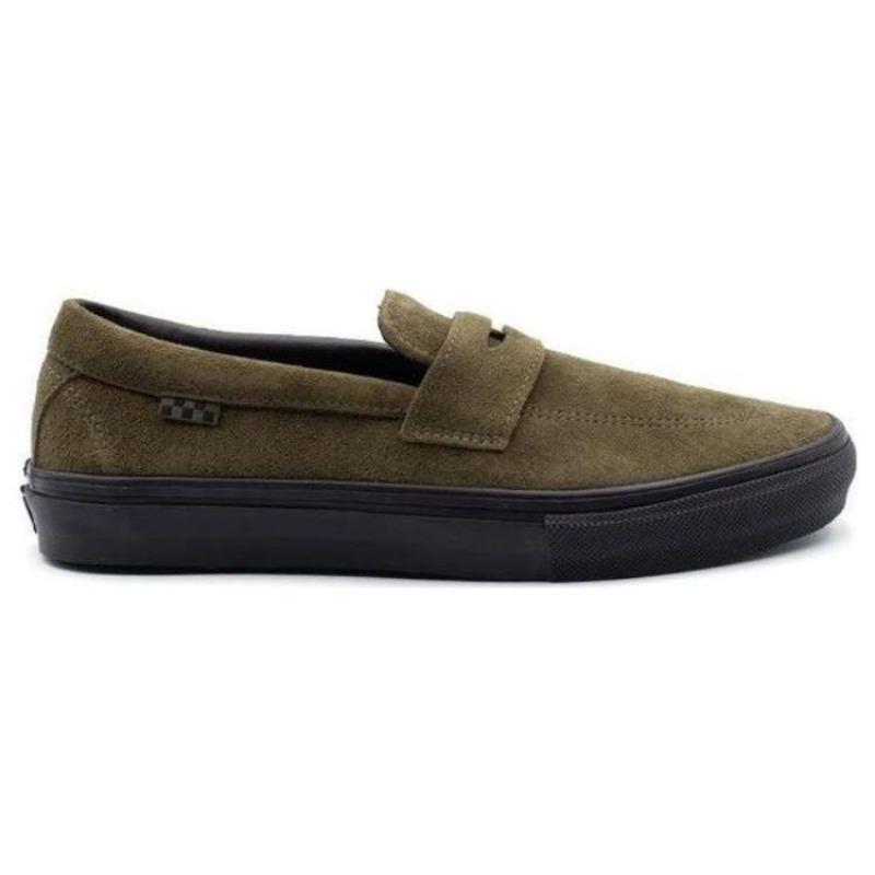 Vans Style 53 men low-top skate shoes olive green VN0A5HELDOL
