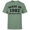 Made in 1982 All Original Parts TShirt 43rd Birthday Unisexs Gift Ideas