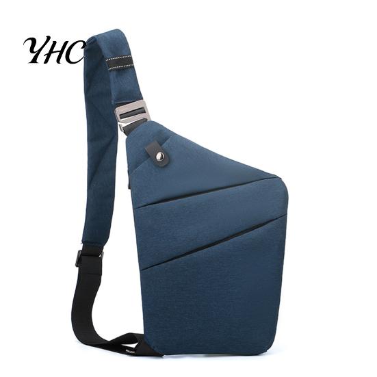 Security Anti-theft Bag Anti Theft Travel Slim Sling Large Capacity Zipper Closure Adjustable Crossbody for Women Men Functional Shoulder