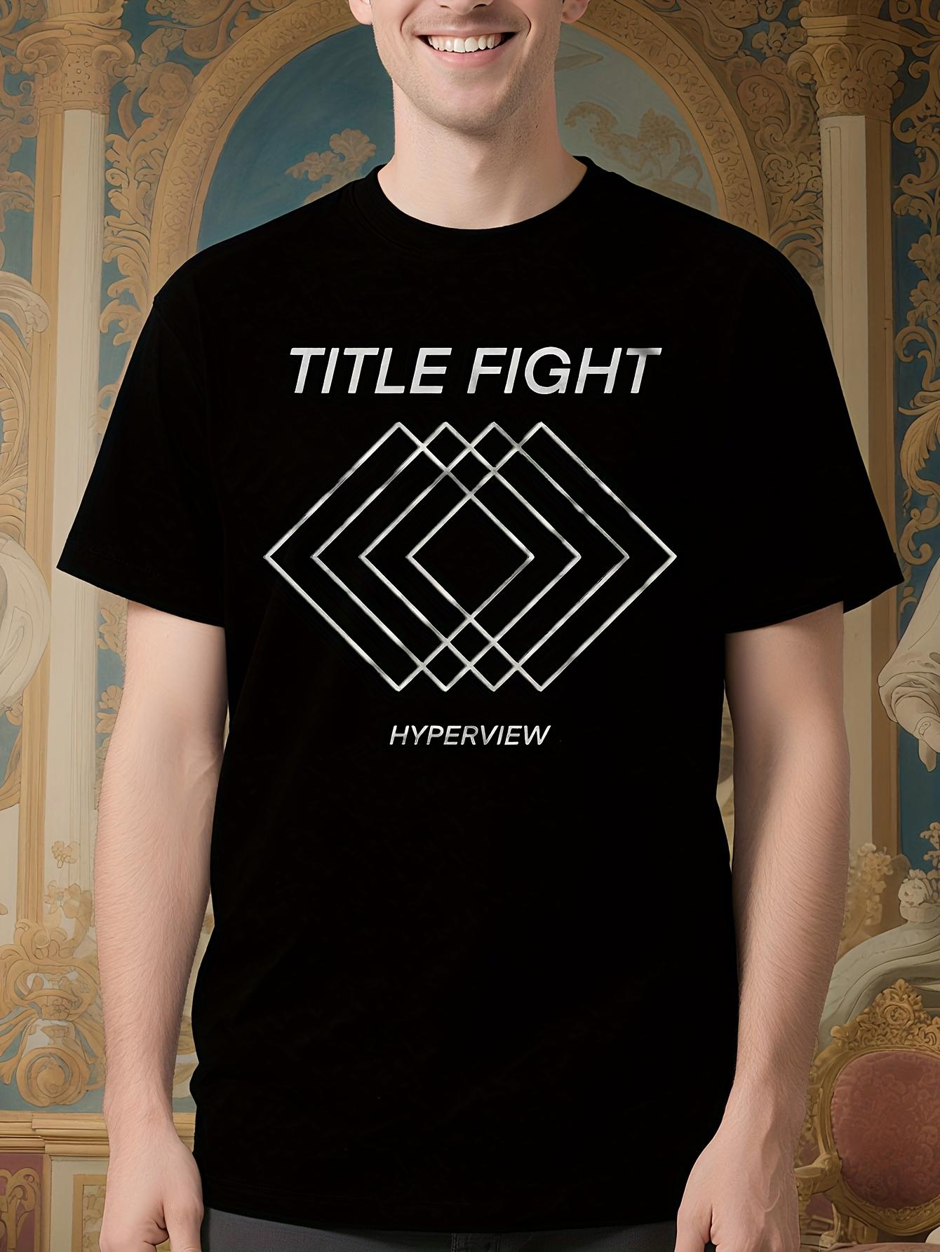 Title Fight Hyperview Album Graphic Tshirt - Black and Wh... L